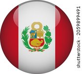 peru 3d rounded country flag... | Shutterstock .eps vector #2059899491