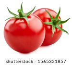 Tomato isolated on white...