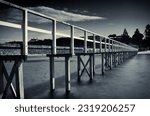 Small photo of Black and White Mordialloc Pier, Melbourne, Victoria