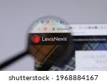 Small photo of New York, USA - 26 April 2021: LexisNexis logo close-up on website page, Illustrative Editorial