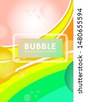 bubble backround abstract... | Shutterstock .eps vector #1480655594