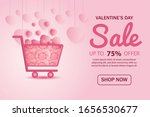 valentine's day sales banner... | Shutterstock .eps vector #1656530677