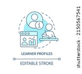learner profiles turquoise... | Shutterstock .eps vector #2150567541