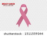 breast cancer pink ribbon set.... | Shutterstock .eps vector #1511559344