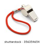 Coach gym whistle with red cord ...