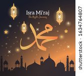 islamic background for greeting ... | Shutterstock .eps vector #1634764807