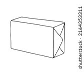 butter packaging. packing... | Shutterstock .eps vector #2164353311