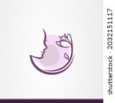 feminine logo concept  beauty... | Shutterstock .eps vector #2032151117