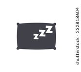 pillow icon | Shutterstock .eps vector #232818604