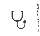 stethoscope icon | Shutterstock .eps vector #289359407