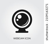 vector webcam icon  flat style... | Shutterstock .eps vector #2109163271