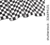 checkered racing flag | Shutterstock . vector #326694131