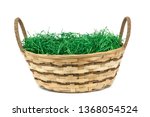 Easter Basket With Grass...
