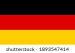 National Flag Of Germany On...
