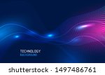 abstract digital design with... | Shutterstock .eps vector #1497486761