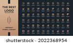 set of creative collection... | Shutterstock .eps vector #2022368954