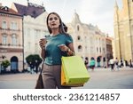 Shopping, happy and portrait of customer with bag after shopping spree buying retail fashion product on store discount. Sales, smile and young black woman at luxury shopping mall to purchase clothes.