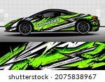 racing car packaging design... | Shutterstock .eps vector #2075838967