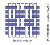 Fabric Basket Weave Type Sample....