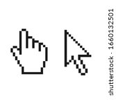 arrow web cursors  digital hand ... | Shutterstock .eps vector #1660132501