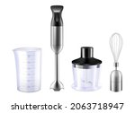 blender  food processor and... | Shutterstock .eps vector #2063718947