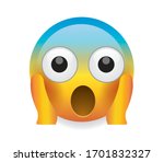 high quality emoticon isolated... | Shutterstock .eps vector #1701832327