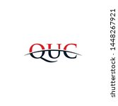 initial letter quc  overlapping ... | Shutterstock .eps vector #1448267921