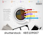 vector illustration infographic ... | Shutterstock .eps vector #485109007