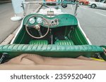 Small photo of Moscow, Russia - 9 July 2023: Cab of roadster car MG TD Midget
