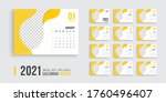 desk calendar for 2021 design ... | Shutterstock .eps vector #1760496407
