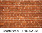 Brick Red Wall. Background Of A ...