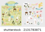 cute easter egg hunt design ... | Shutterstock .eps vector #2131783871