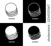Burger Logo. Food And Drink...