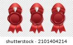 vector 3d realistic vintage red ... | Shutterstock .eps vector #2101404214