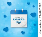 vector 3d realistic fathers day ... | Shutterstock .eps vector #2149889807