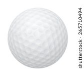 Three Dimensional Golf Ball...