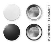 blank button badge. | Shutterstock .eps vector #514083847