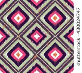 geometric ethnic ornament ikat... | Shutterstock .eps vector #430024747