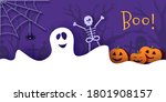 halloween vector card... | Shutterstock .eps vector #1801908157