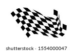 race flag logo icon  modern... | Shutterstock .eps vector #1554000047