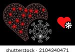 constellation network heart... | Shutterstock .eps vector #2104340471