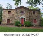 Small photo of Palmyra, Virginia USA - August 6, 2023: Old Stone Jail Museum was built in 1828 in Fluvanna County, VA.