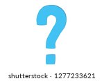 question mark sign symbol in... | Shutterstock . vector #1277233621