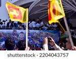 Small photo of View of Sri Lankan Cricket team members celebrate their victory during the Asia Cup Twenty20 tournament in Dubai, retuning to Colombo, Sri Lanka. 13th September 2022