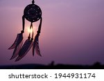 Dreamcatcher With White Feather ...