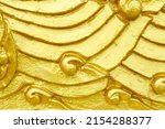 Golden Curved Stucco Surface....
