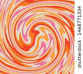 twirl paint 70s retro colors... | Shutterstock .eps vector #1468771334