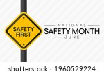 national safety month is... | Shutterstock .eps vector #1960529224