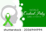 world cerebral palsy day is... | Shutterstock .eps vector #2036944994