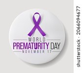 world prematurity day is... | Shutterstock .eps vector #2066094677